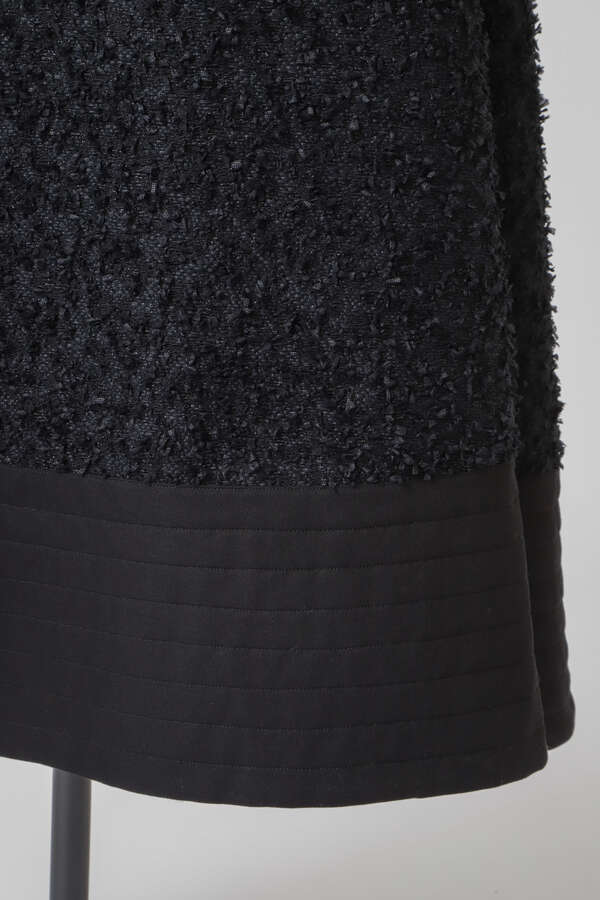 LEOPARD TWEED SKIRT