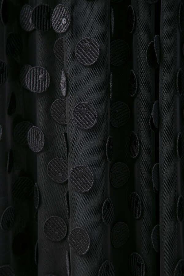 TULLE DOT GATHER SKIRT