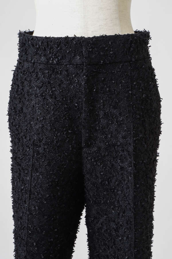 LEOPARD TWEED PANTS