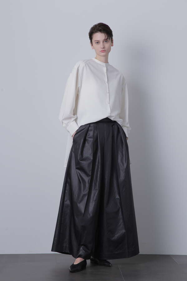 TV着用】サテンタックワイドパンツ | ボトムス | hLM オンラインストア 
