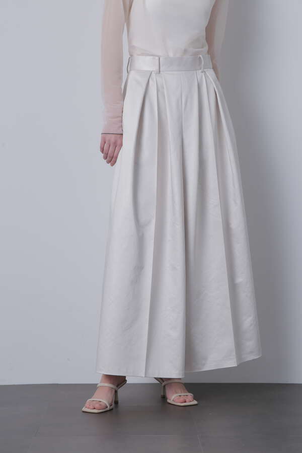 TV着用】サテンタックワイドパンツ | ボトムス | hLM オンラインストア 