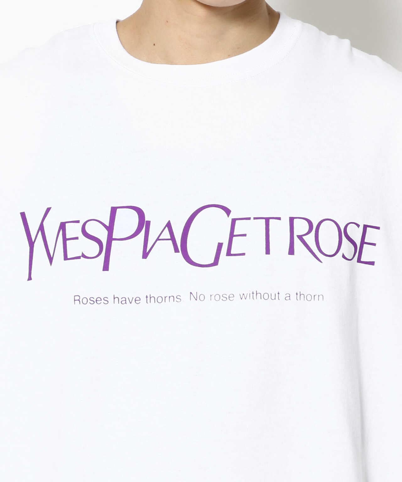 niche./ニッチ　別注 Rose T-Shirt YVESPIAGET ROSE