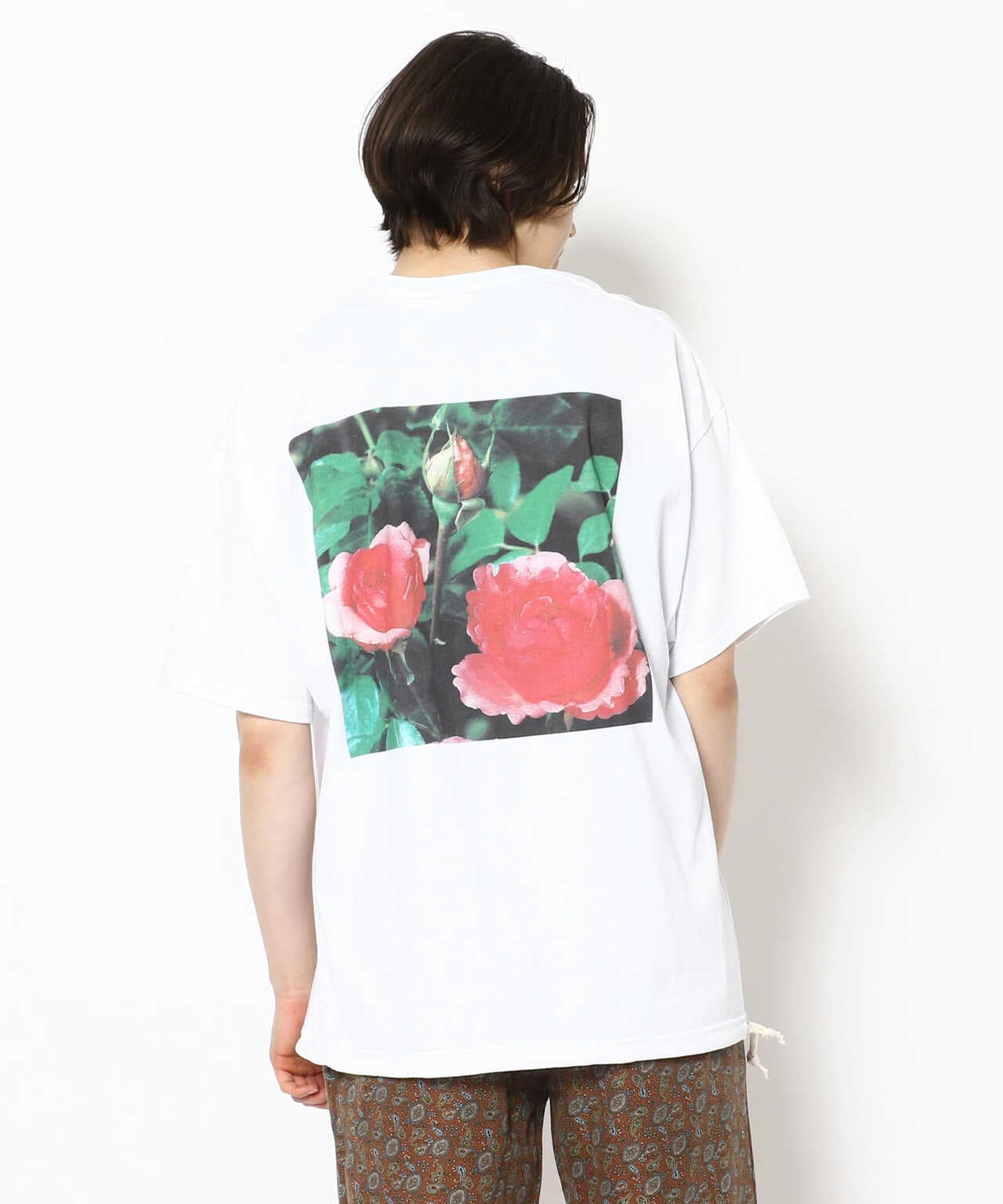 niche./ニッチ　別注 Rose T-Shirt YVESPIAGET ROSE