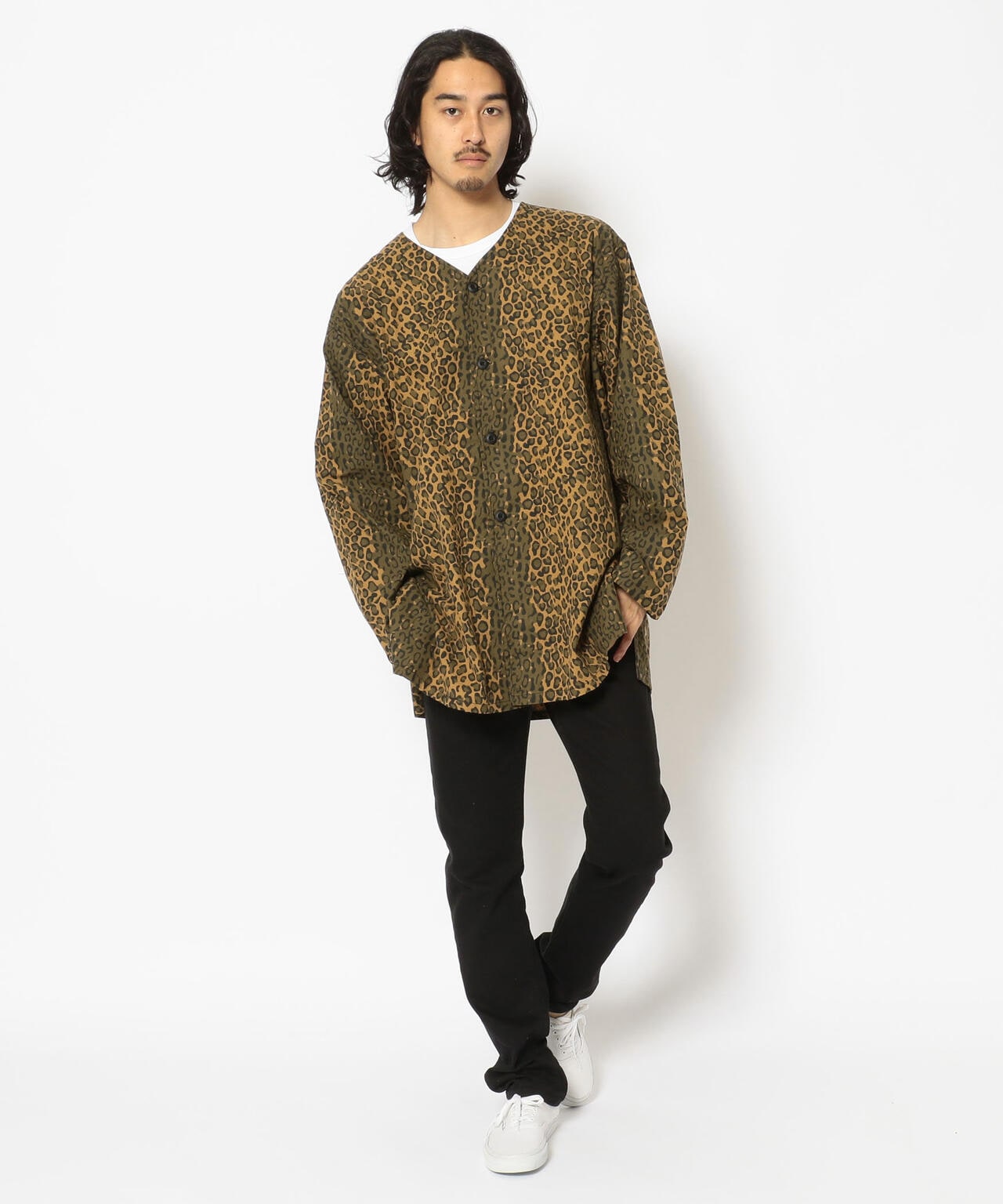 SOUTH2 WEST8/サウスツーウエストエイト V NECK ARMY SHIRT - FLANNEL 