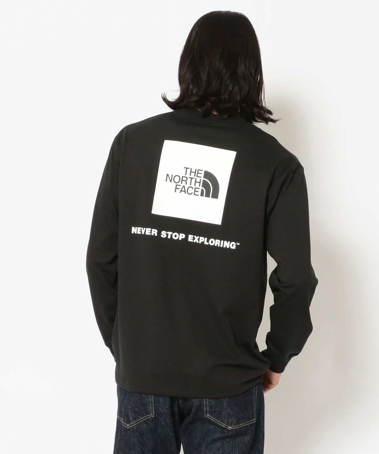 THE NORTH FACE/ザ・ノースフェイス L/S Back Square Logo Tee NT32230