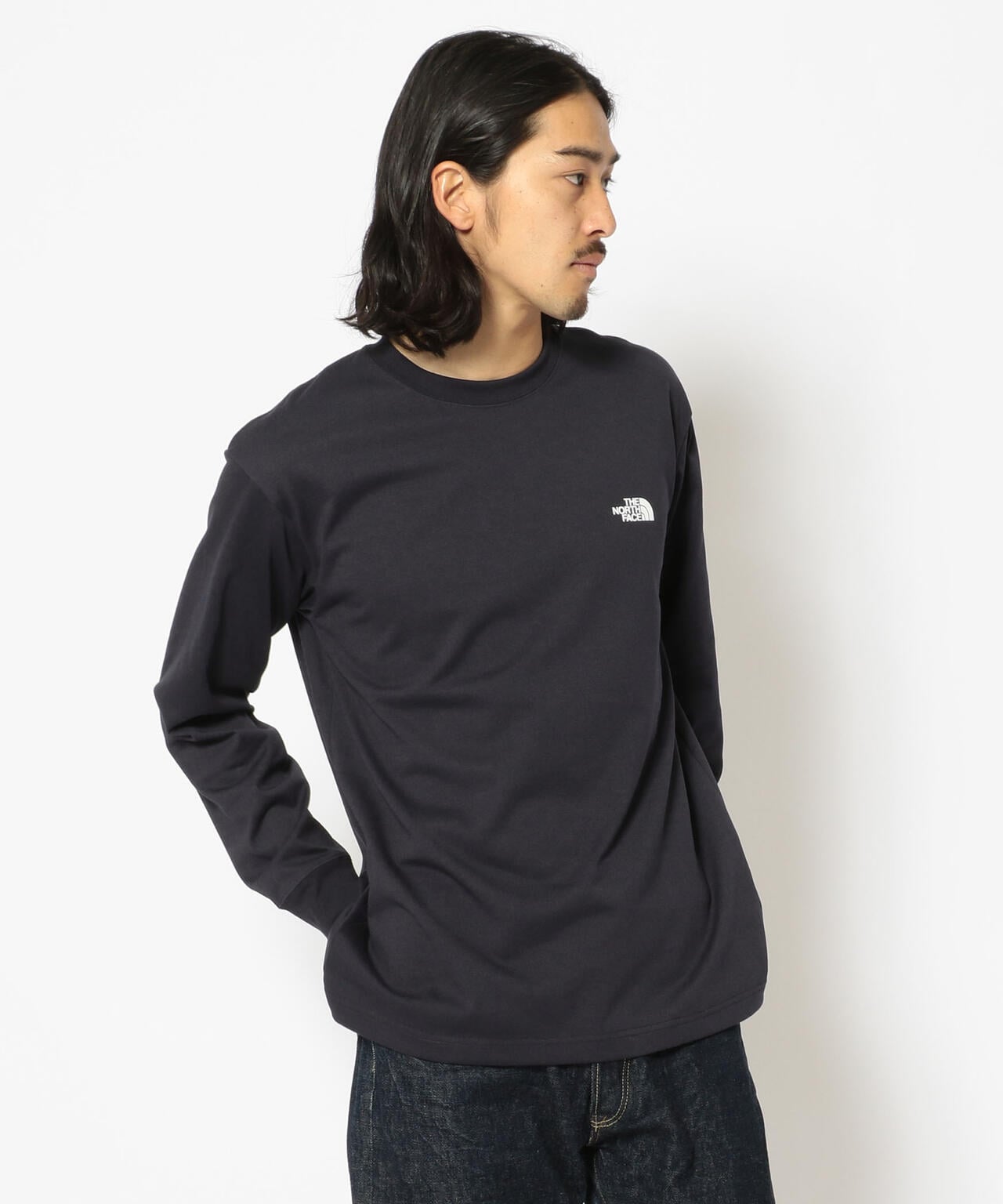 THE NORTH FACE/ザ・ノースフェイス L/S Back Square Logo Tee NT32230