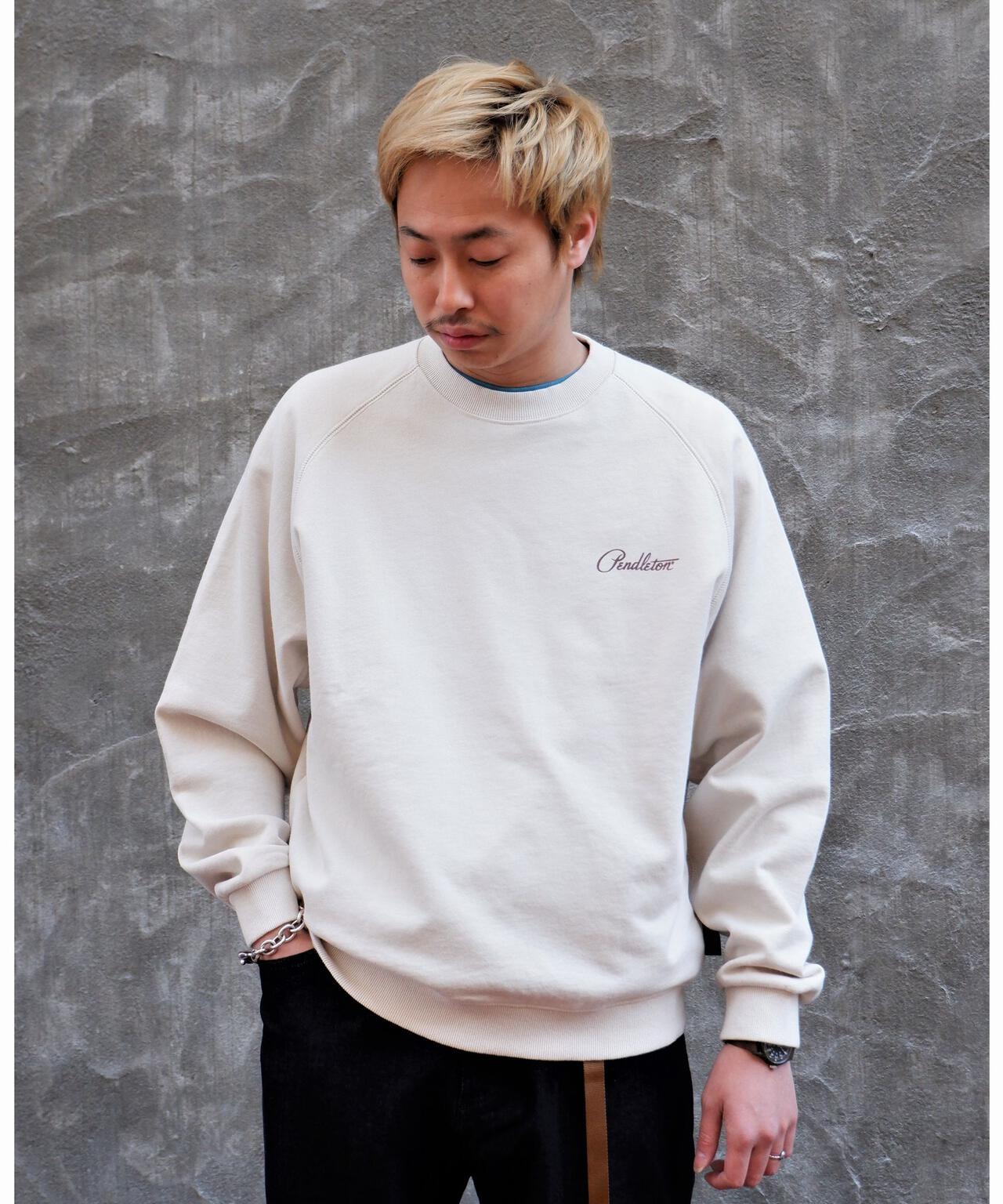 PENDLETON/ペンドルトン　Raglan Back Print Sweat Pullover 