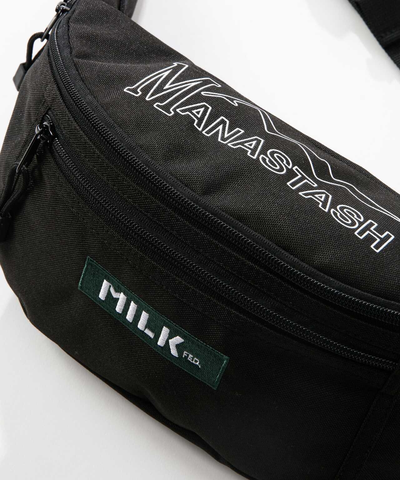 MILKFED. × MANASTASH /ミルクフェド×マナスタッシュ TOP LOGO FANNY