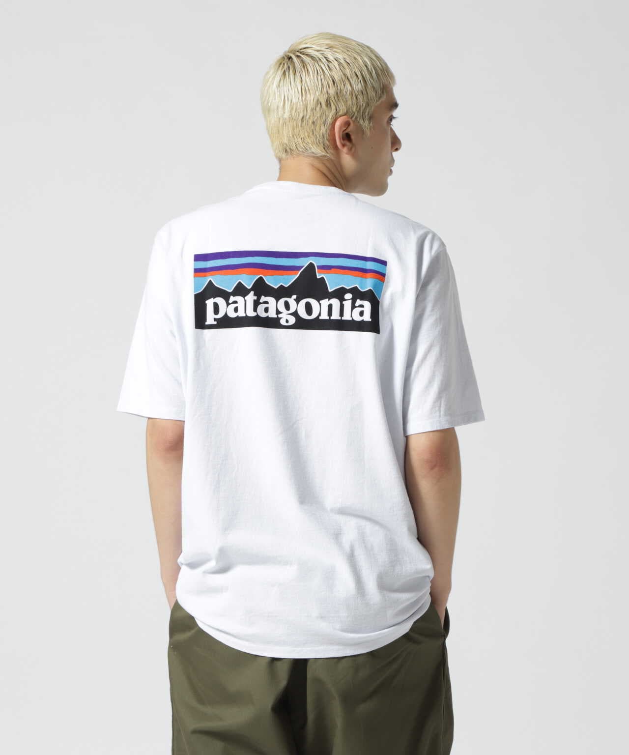 patagonia Tシャツ P-6 LOGO ホワイト L パタゴニア