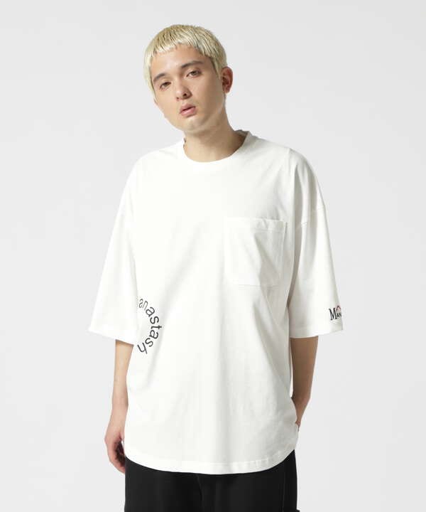 MANASTASH/マナスタッシュ　MS CIRCLE LOGO TEE　MSサークルロゴティー