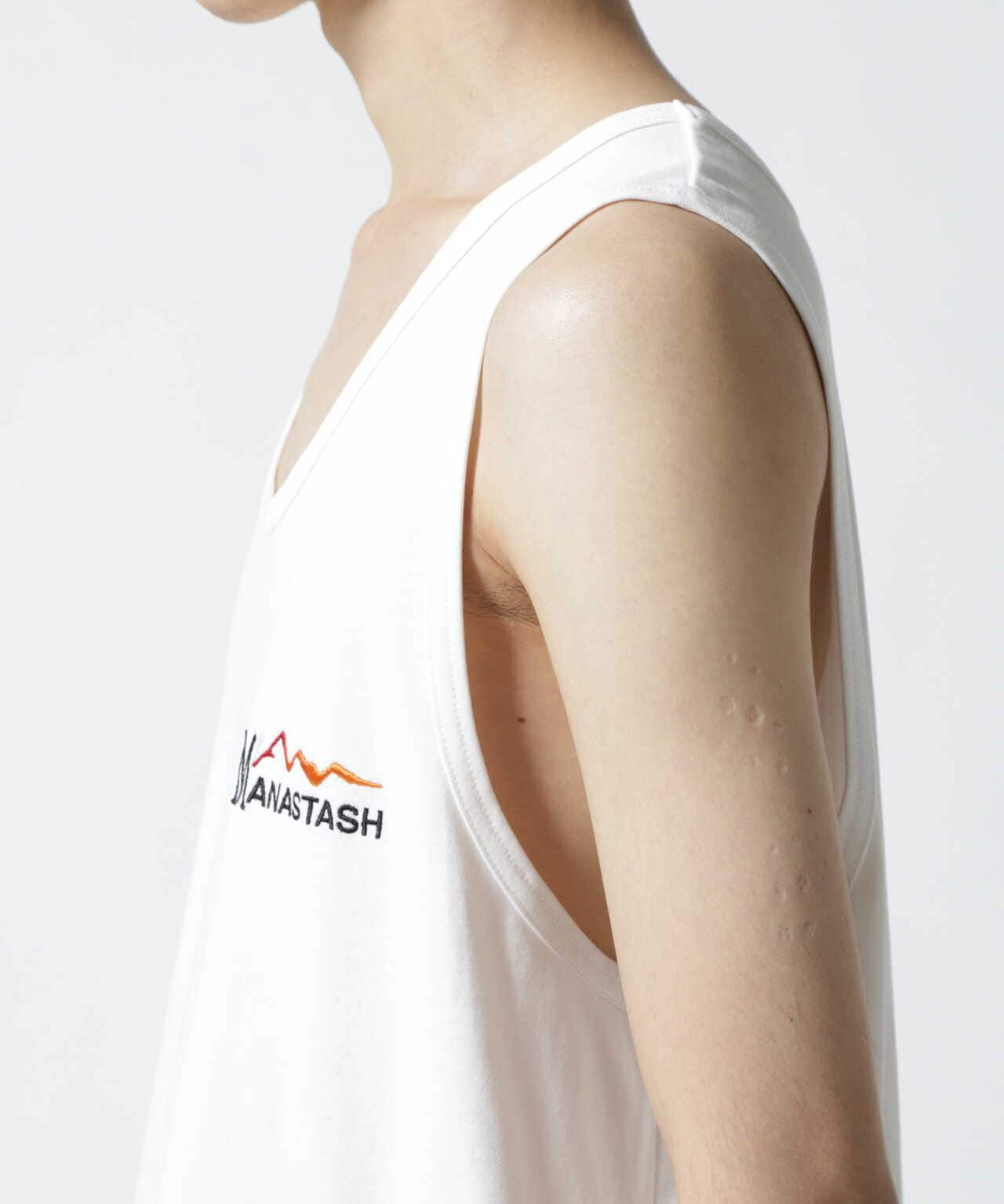 MANASTASH/マナスタッシュ　MS Circle logo tanktop　MSサークルロゴタンクトップ