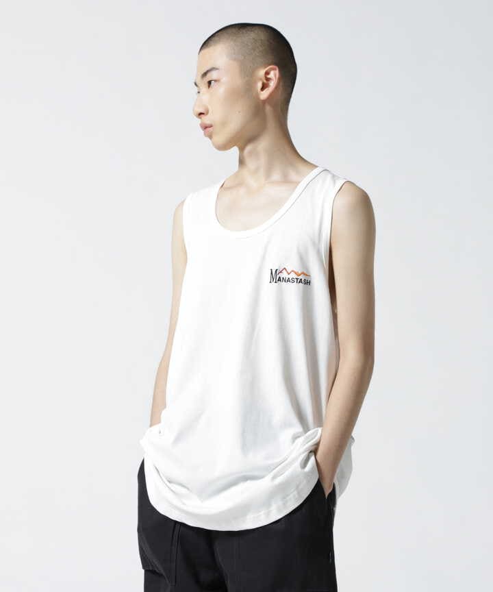 MANASTASH/マナスタッシュ MS Circle logo tanktop MSサークル