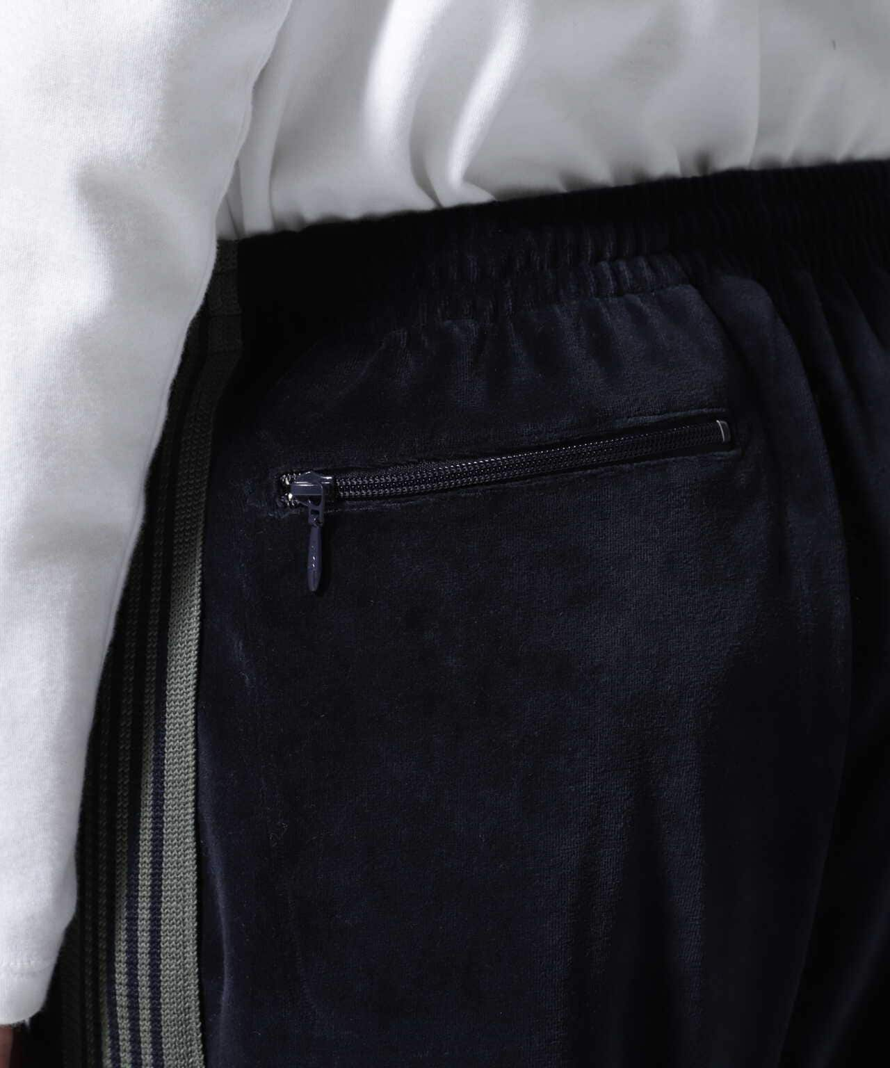 NEEDLES/ニードルズ Narrow Track Pant - C/Pe Velour | BEAVER