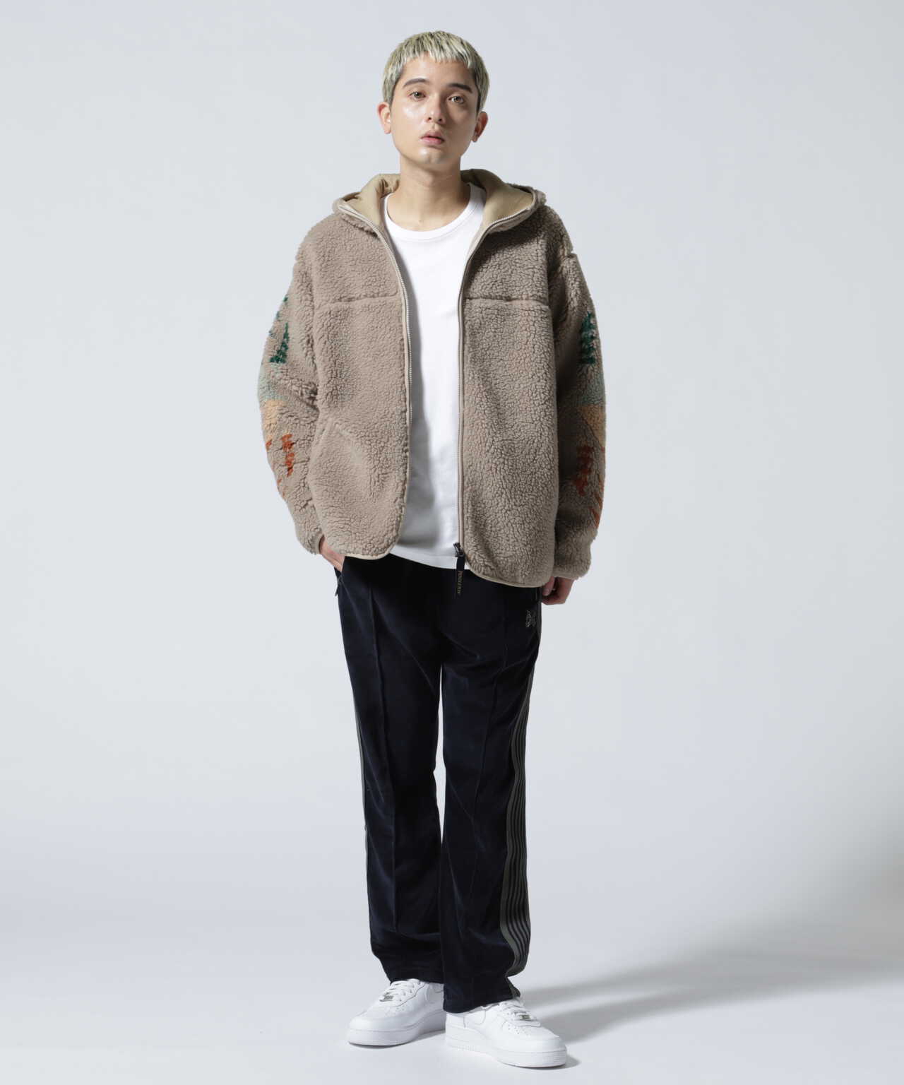 NEEDLES/ニードルズ Narrow Track Pant - C/Pe Velour | BEAVER