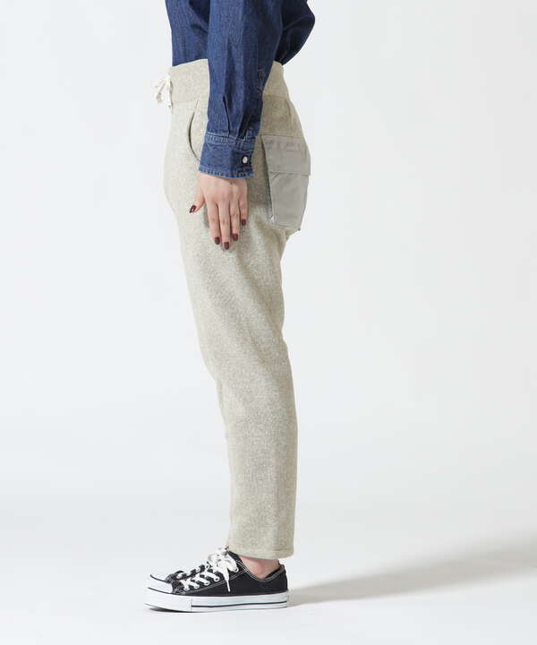 BURLAP OUTFITTER/バーラップアウトフィッター　KNIT FREECE PATCHED PANT　ニットフリースパッチパンツ