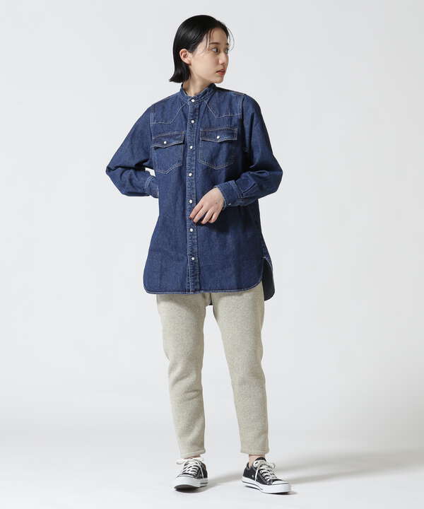 BURLAP OUTFITTER/バーラップアウトフィッター　KNIT FREECE PATCHED PANT　ニットフリースパッチパンツ