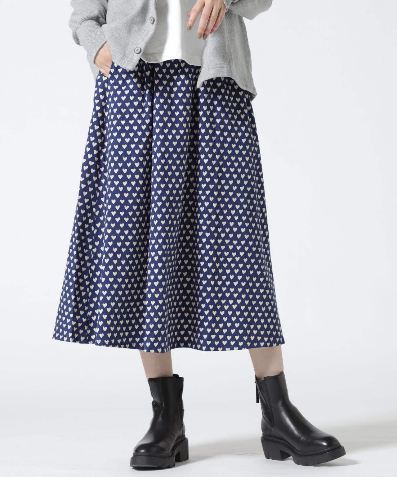 BOHEMIANS/ボヘミアンズ FULL HEART CHINO FLAIR SKIRT | BEAVER