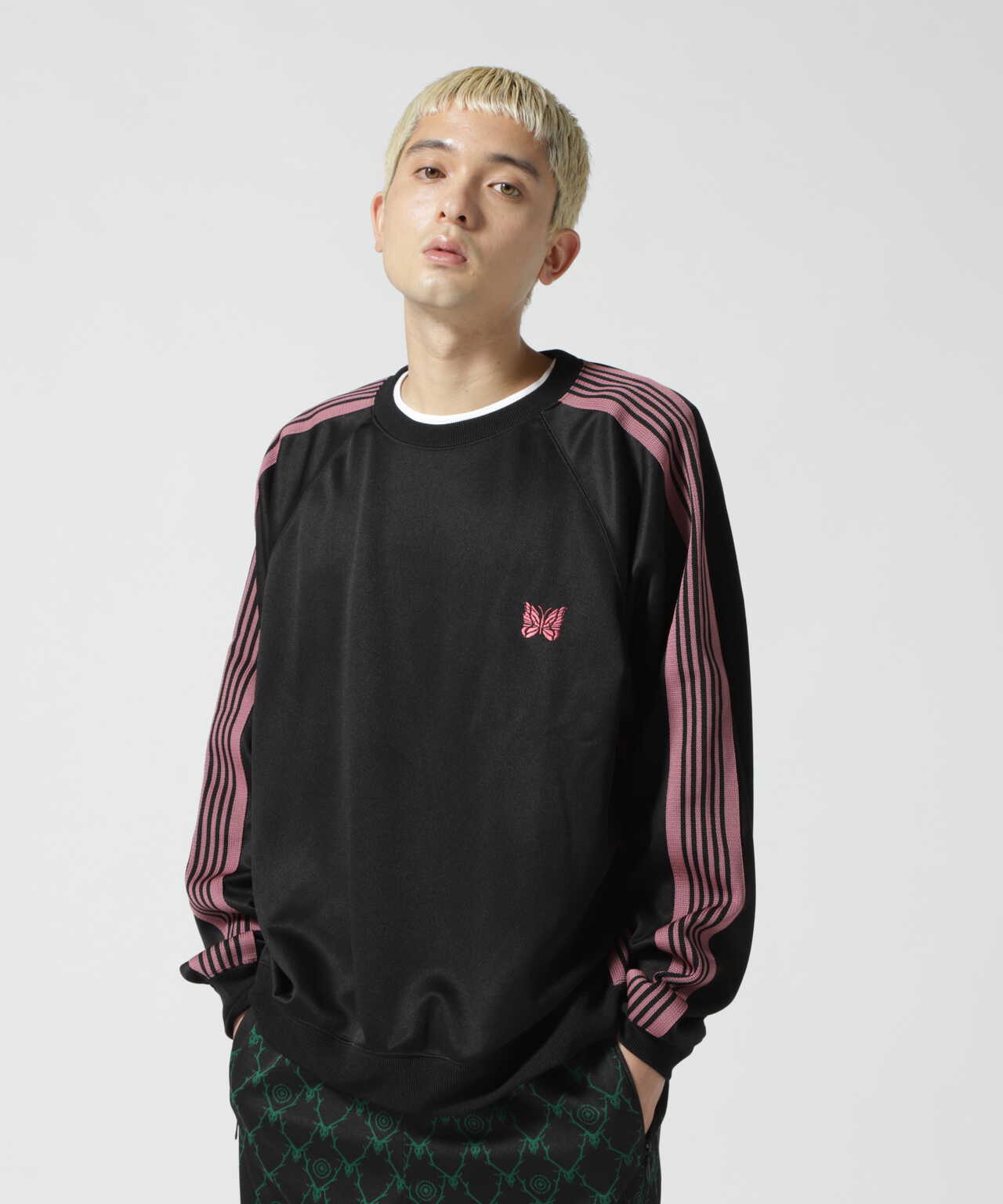 needles TRACK CREW NECK SHIRT 週末価格 - ジャージ