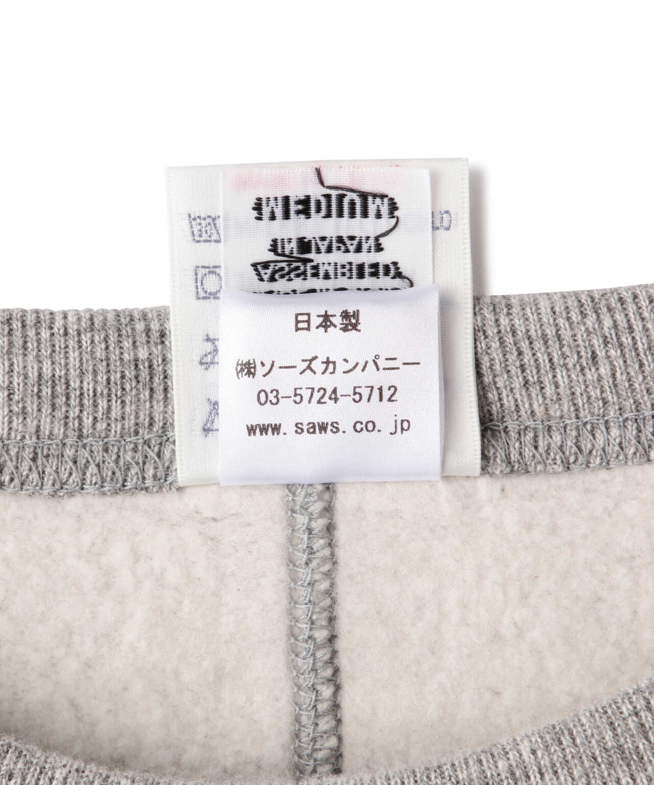 WALLA WALLA SPORT/ワラワラスポーツ　9oz FLEECE 3/4 BASEBALL SWEAT 9オンス フリース 3/4