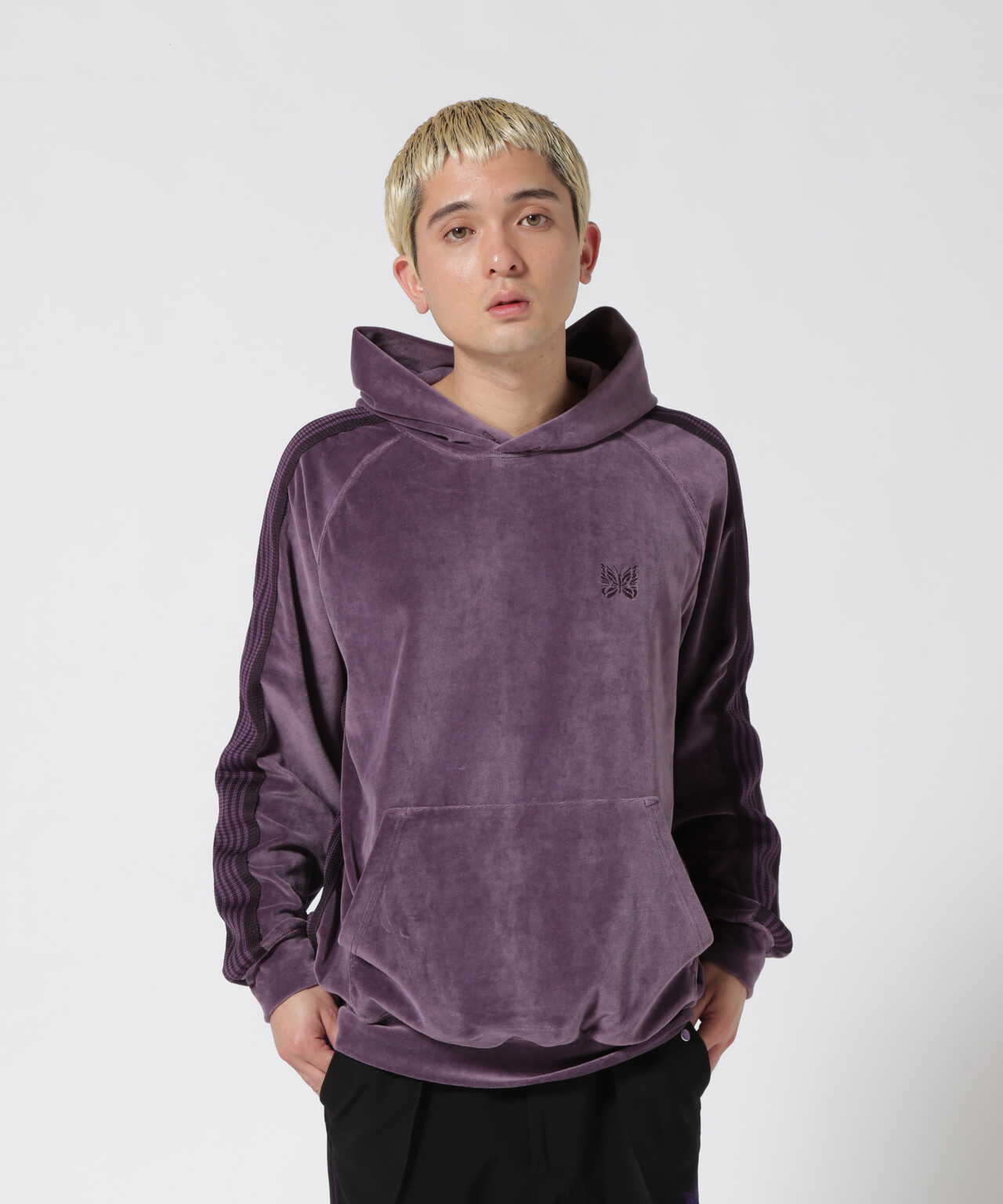 NEEDLES/ニードルズ Track Hoody - C/Pe Velour NO.LQ235B | BEAVER ...