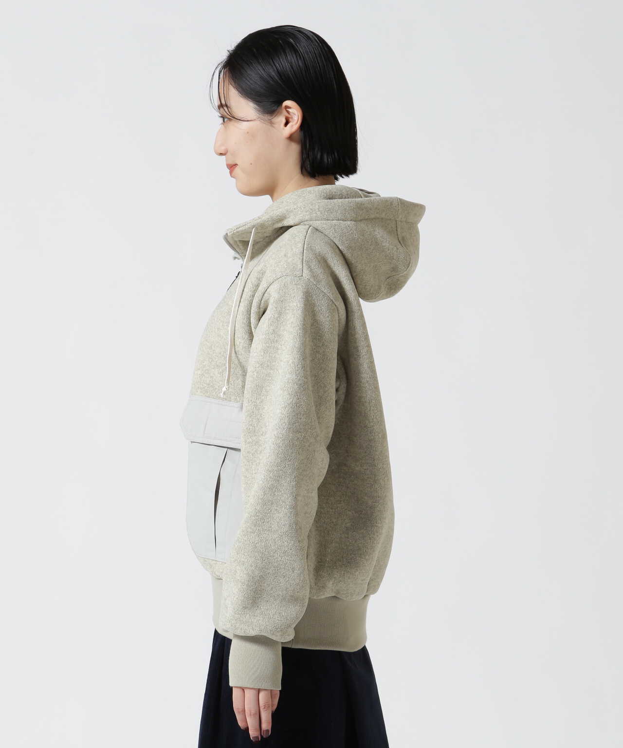 BURLAP OUTFITTER/バーラップアウトフィッター KNIT FLEECE F/Z HOODIE