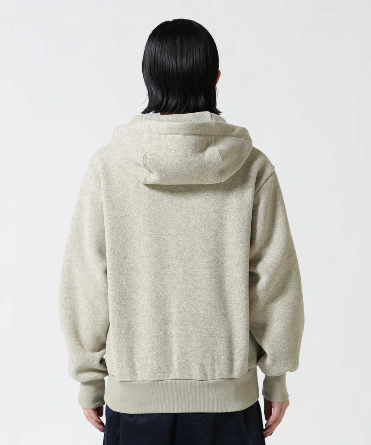 KNIT FLEECE F/Z HOODIE / OATMEAL / Burlap Outfitter バーラップ