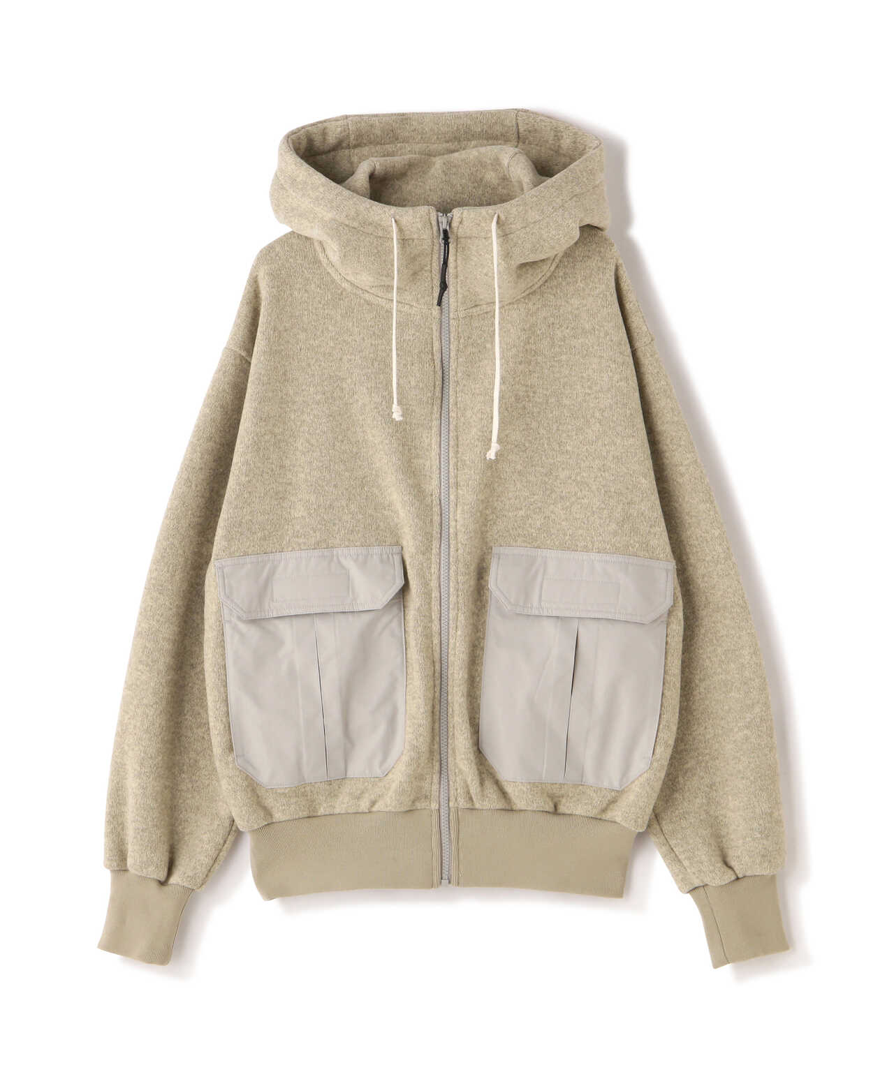 BURLAP OUTFITTER/バーラップアウトフィッター KNIT FLEECE F/Z HOODIE