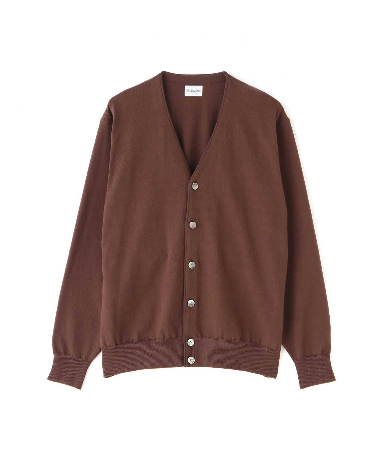 Yonetomi/ヨネトミ WAVE COTTON KNIT CARDIGAN ウェーブコットンニット