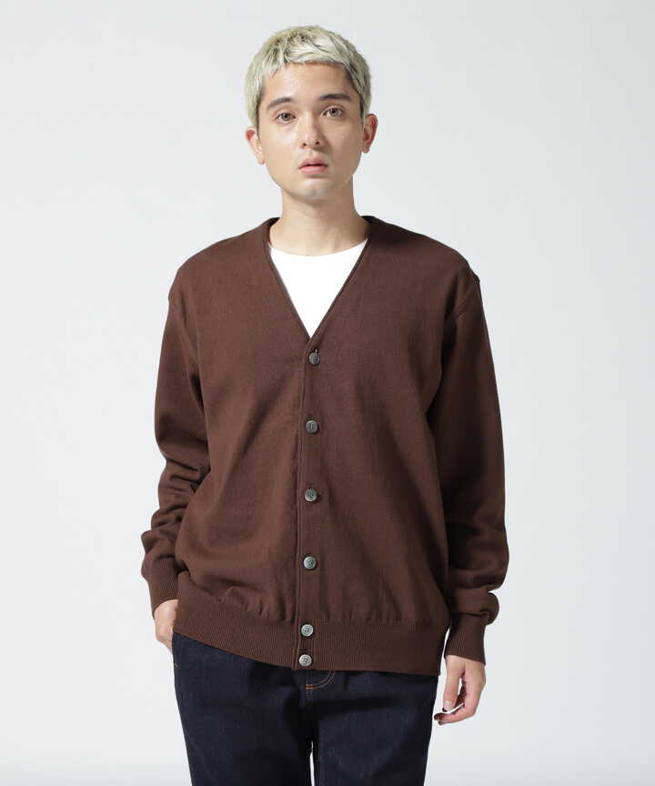 Yonetomi/ヨネトミ WAVE COTTON KNIT CARDIGAN ウェーブ ...