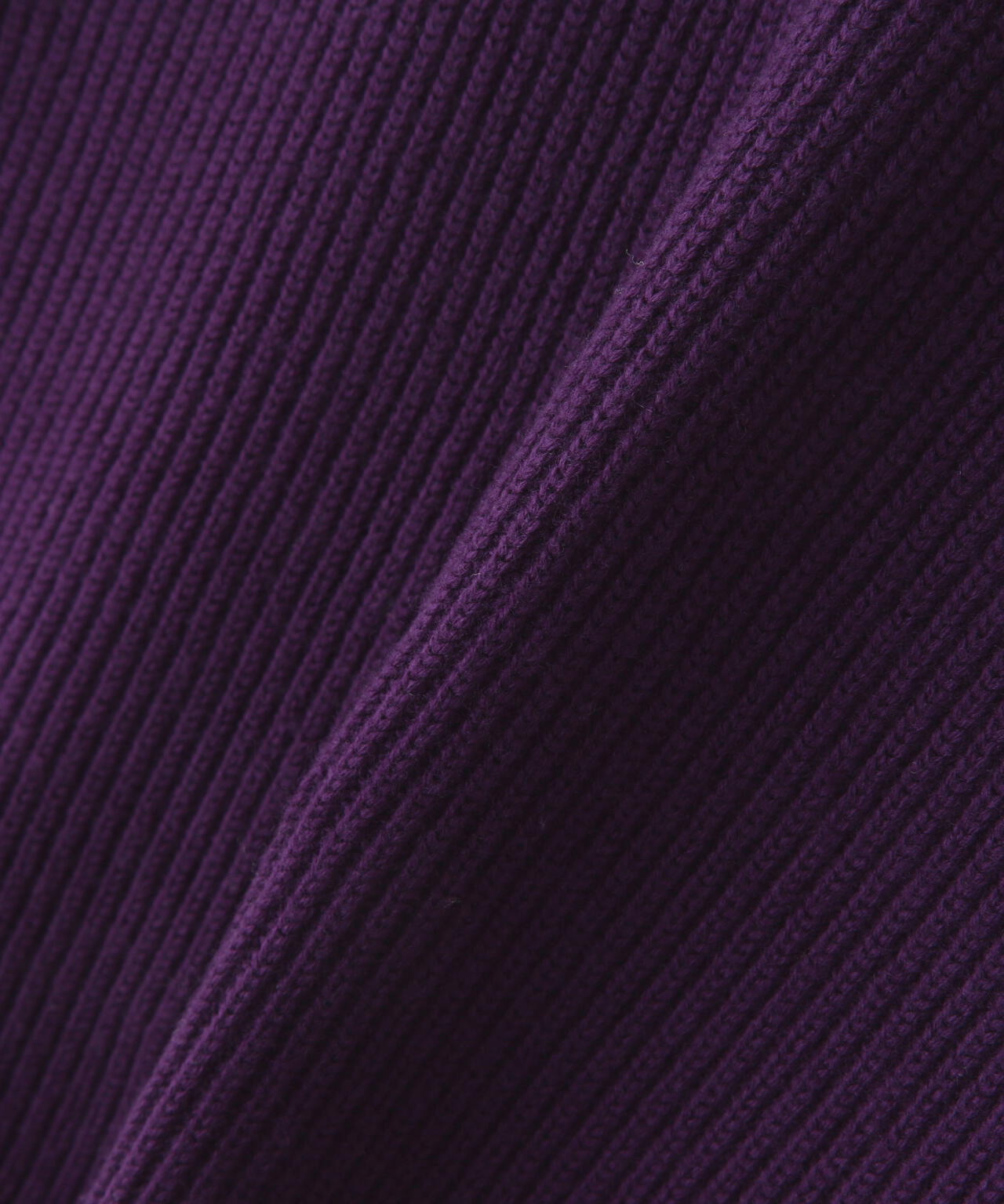 YONETOMI/ヨネトミ　EX FINE WOOL RIB KNIT P/O