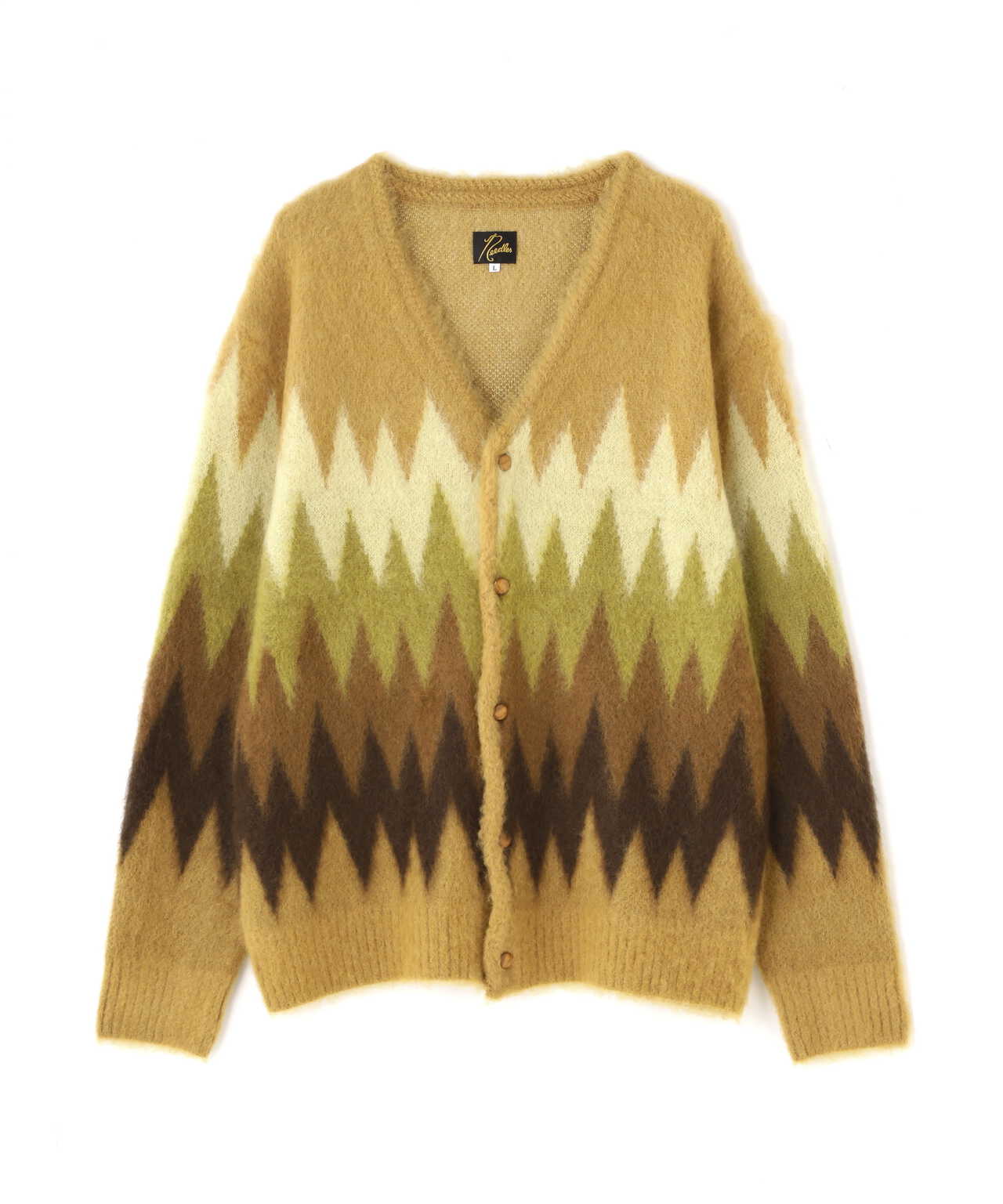 NEEDLES/ニードルズ MOHAIR CARDIGAN － Ｚｉｇｚａｇ モヘア ...