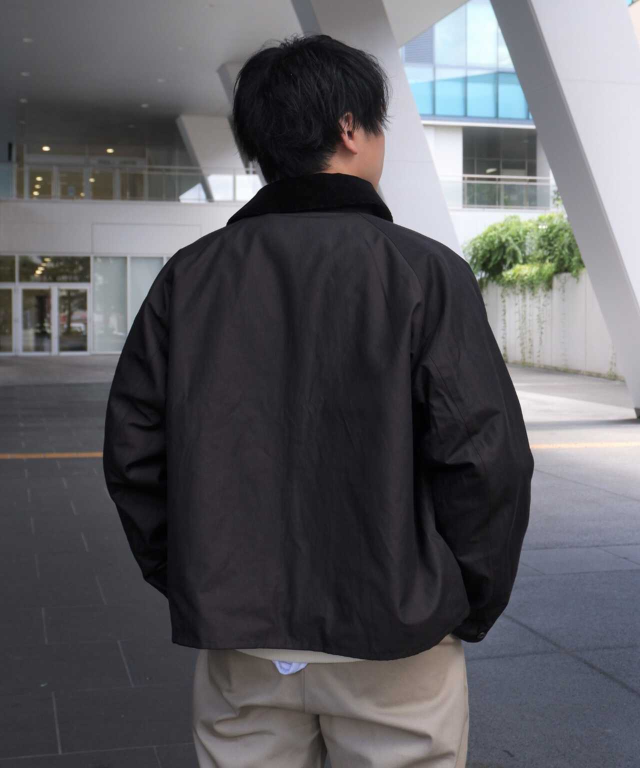 Barbour TRANSPORT WAX JACKET セージ 40