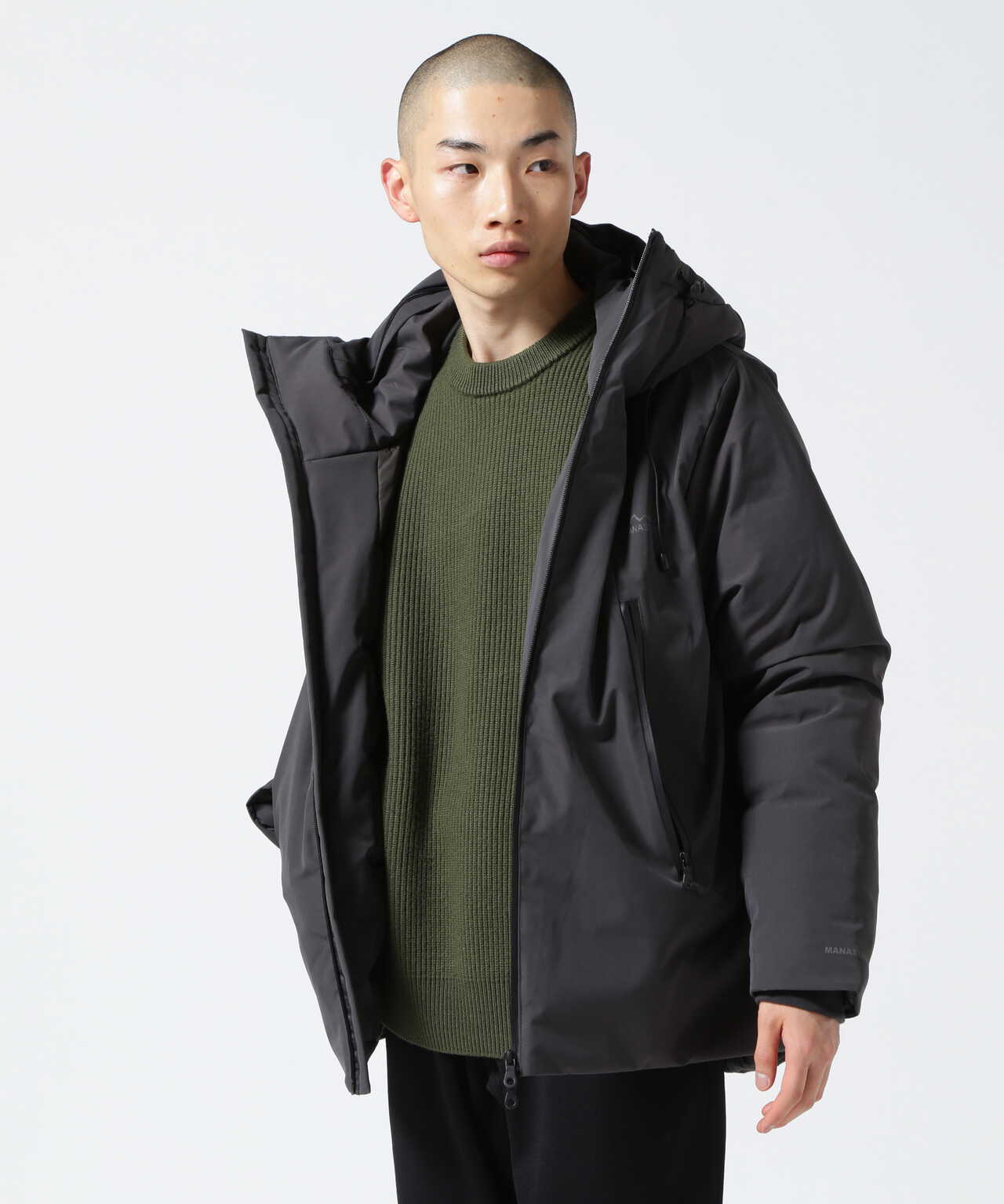 MANASTASH/マナスタッシュ　HOODED DOWN JACKET