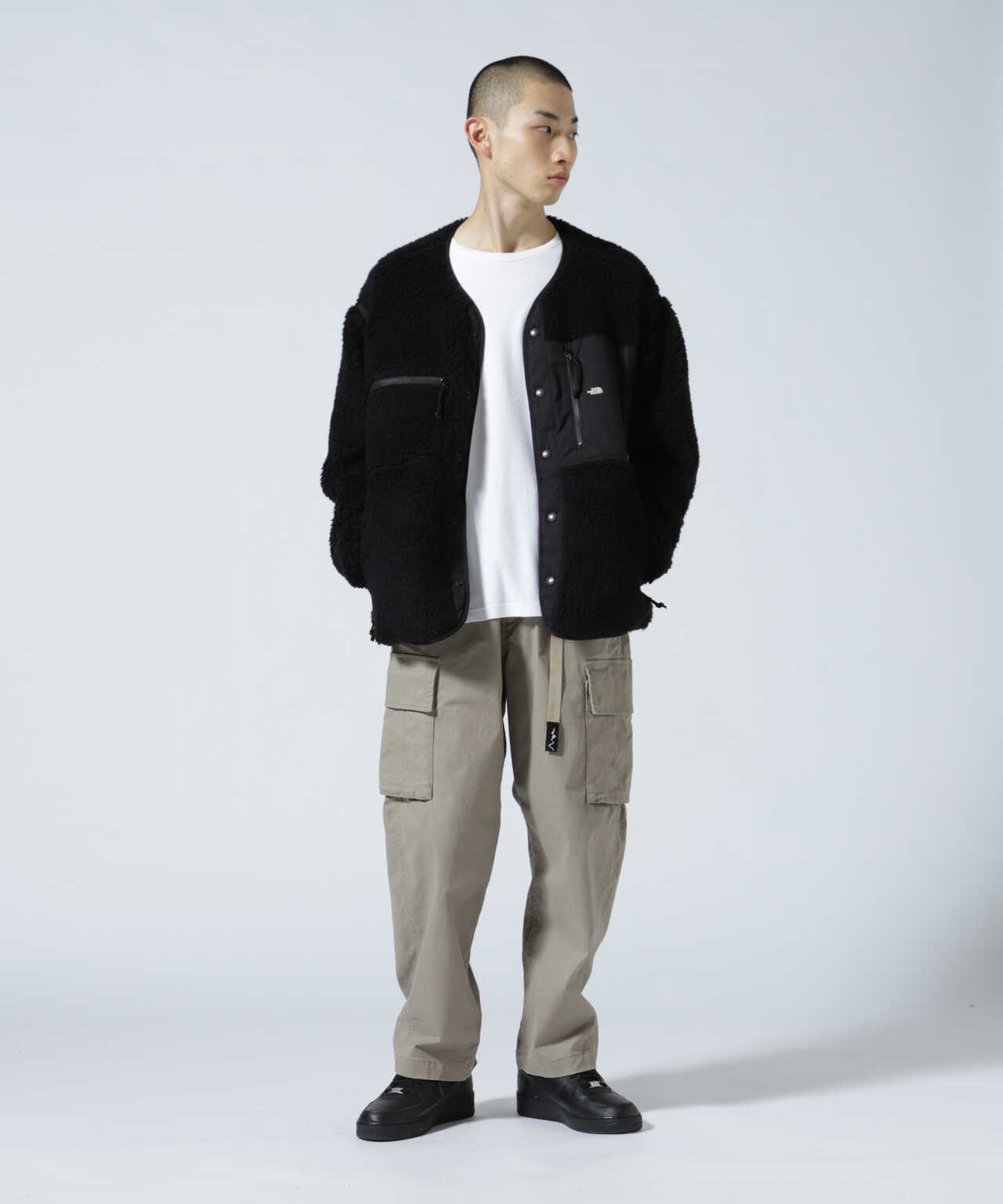 THE NORTH FACE PURPLE LABEL/ザノースフェイス　Wool Boa Fleece Field Cardigan 