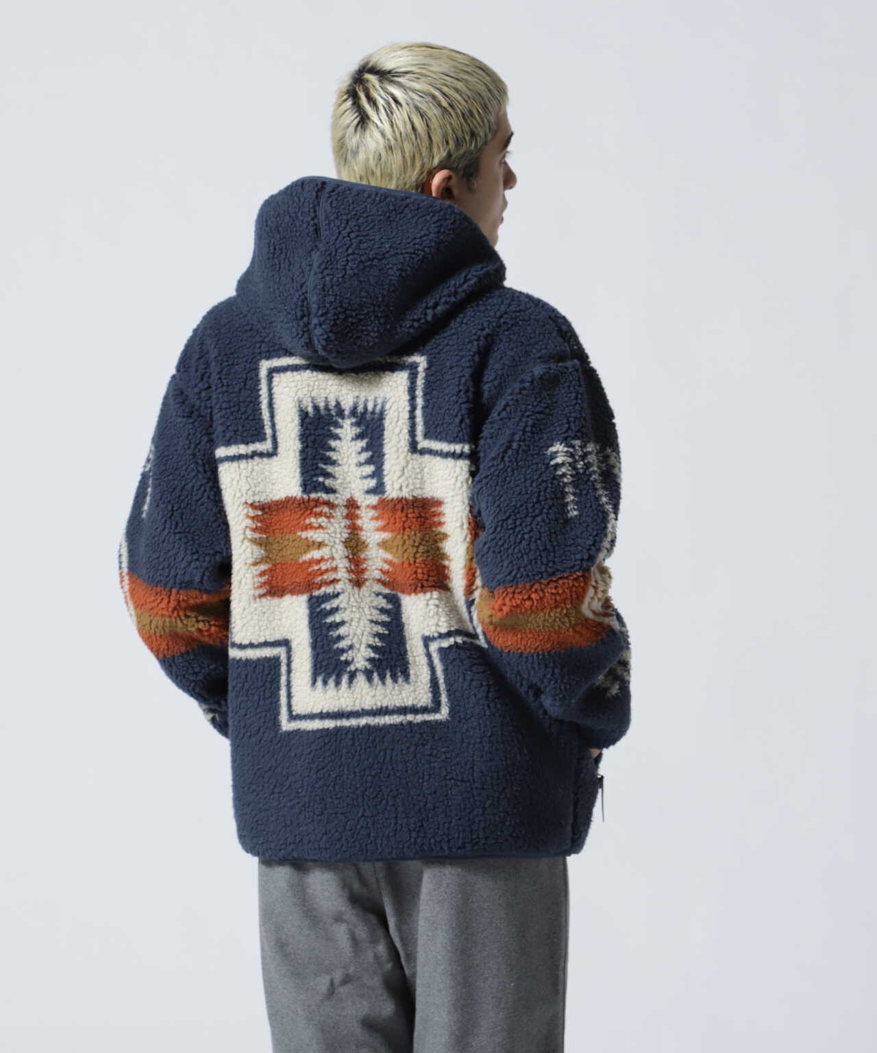 PENDLETON(ペンドルトン)】別注ボアジップフーディー - ブルゾン