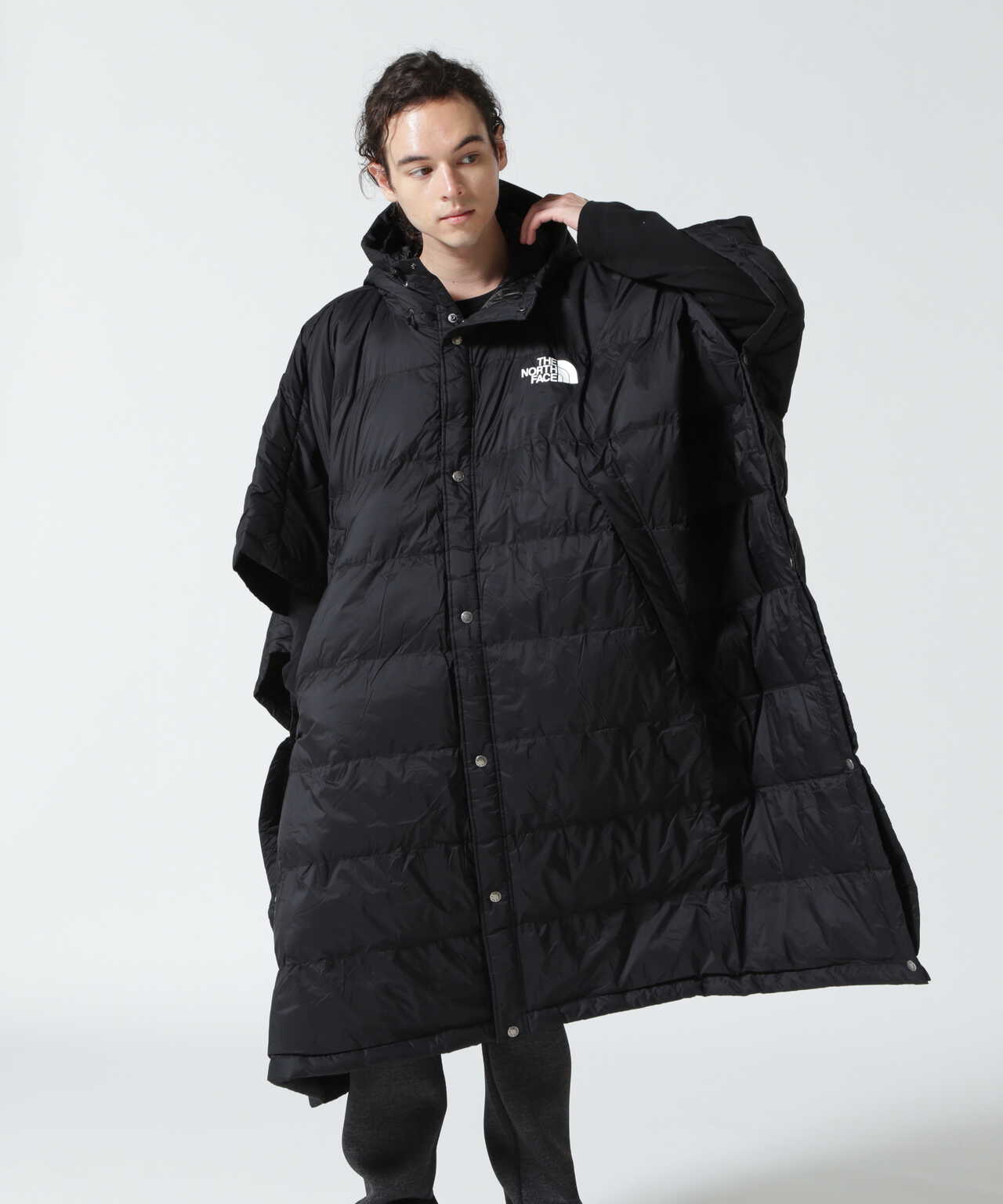 THE NORTH FACE/ザ・ノースフェイス Padded Poncho Coat パデッド ...