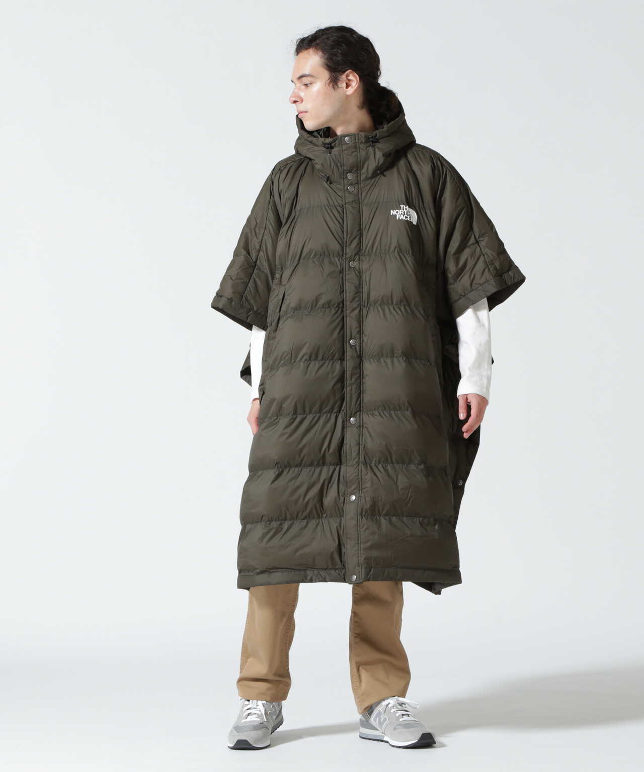 THE NORTH FACE/ザ・ノースフェイス Padded Poncho Coat パデッド ...