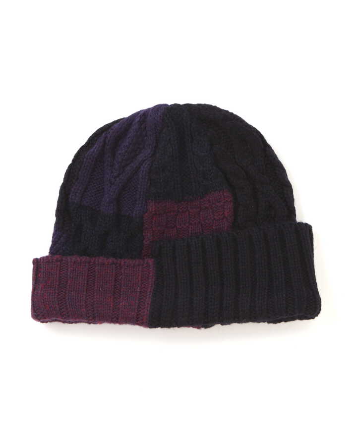 CAL O LINE /キャルオーライン　CABLE KNIT CAP ケーブルニットキャップ