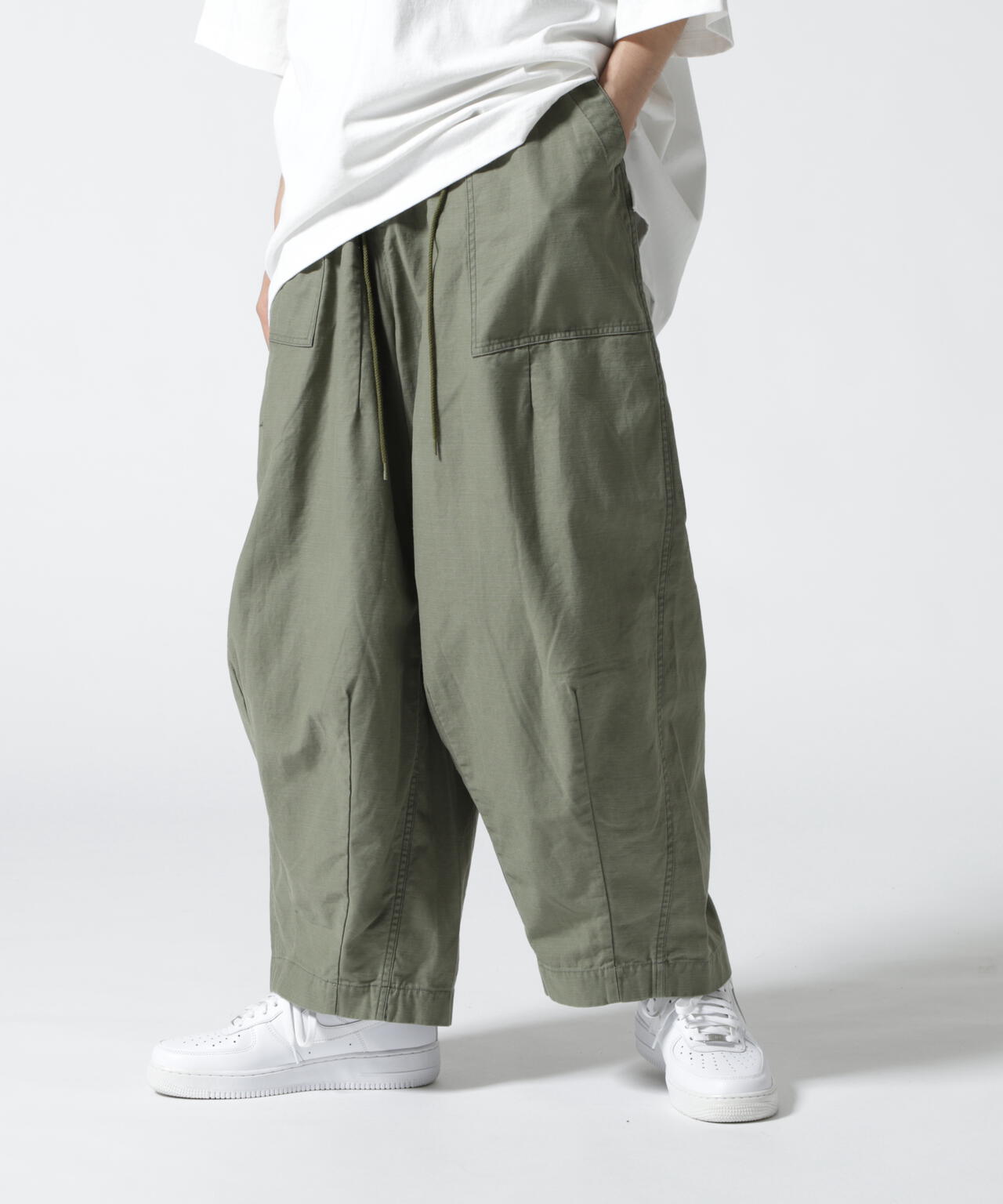 NEEDLES H.D.PANT.FATIGUE ニードルス ヒザデルパンツ-