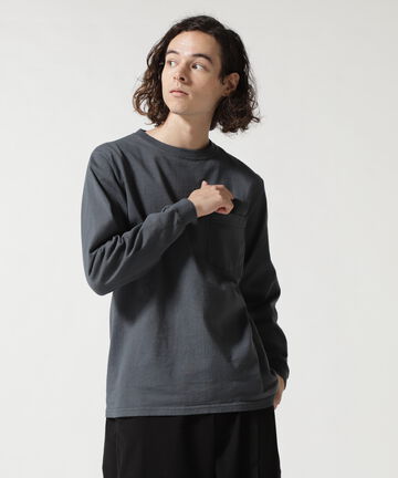 Goodwear/グッドウェア　L/S CREW NECK POCKET TEE ロングスリーブクルーネックポケットティー