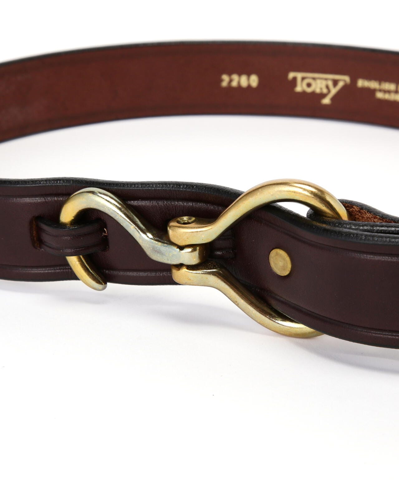 TORY LEATHER/トリーレザー　BRASS HOOF PICK BELT　レザーベルト