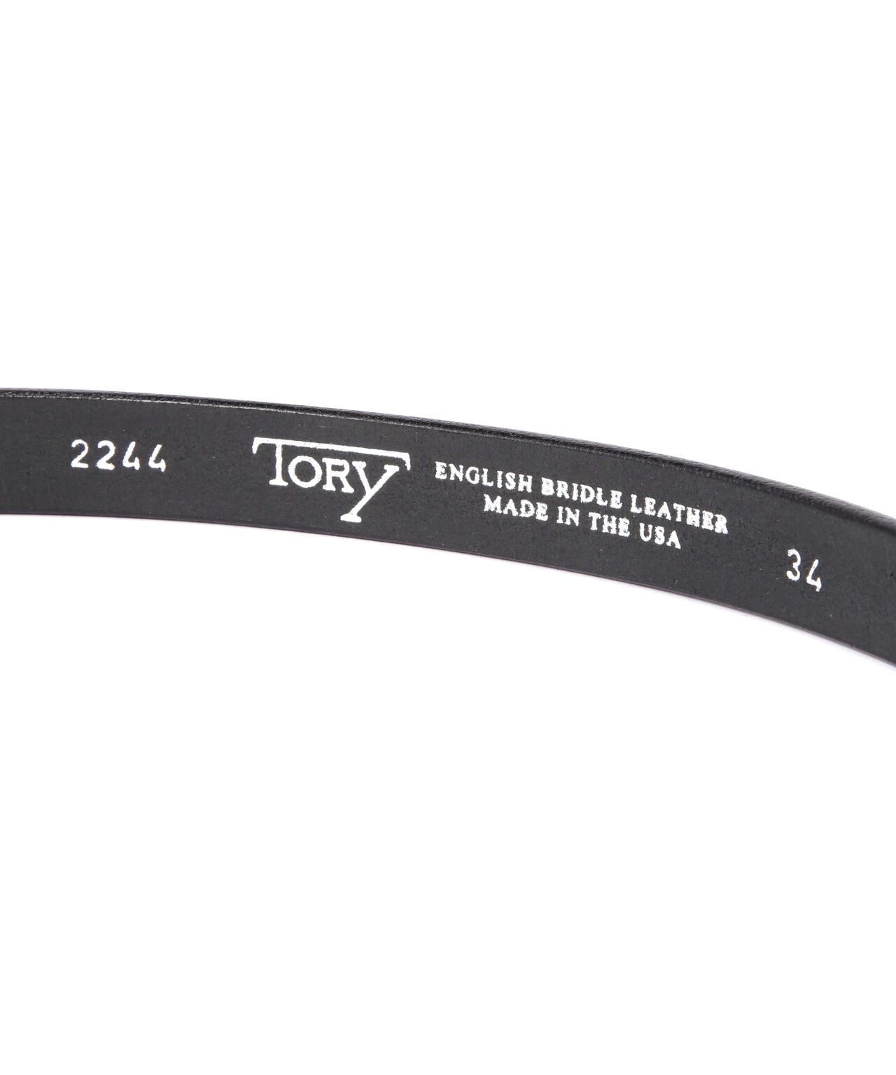 TORY LEATHER/トリーレザー 3/4 inch 3-Piece Silver Buckle Set Belt 