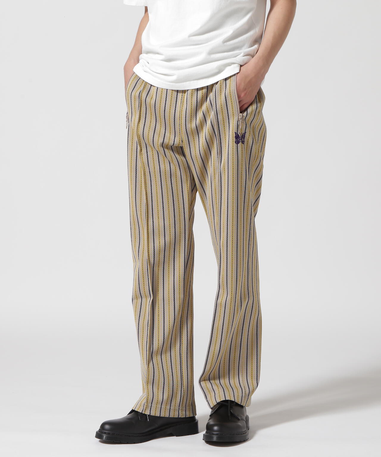 Needles Track Pants Poly jq. STRIPE M