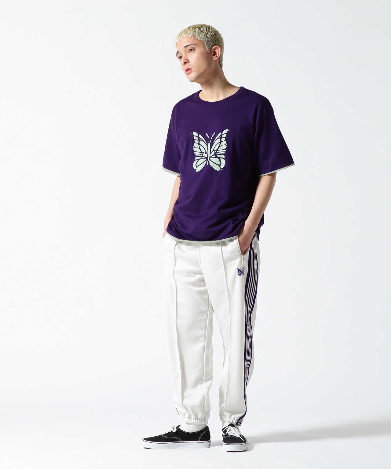 NEEDLES/ニードルズ ZIPPED TRACK PANT - POLY SMOOTH | BEAVER 