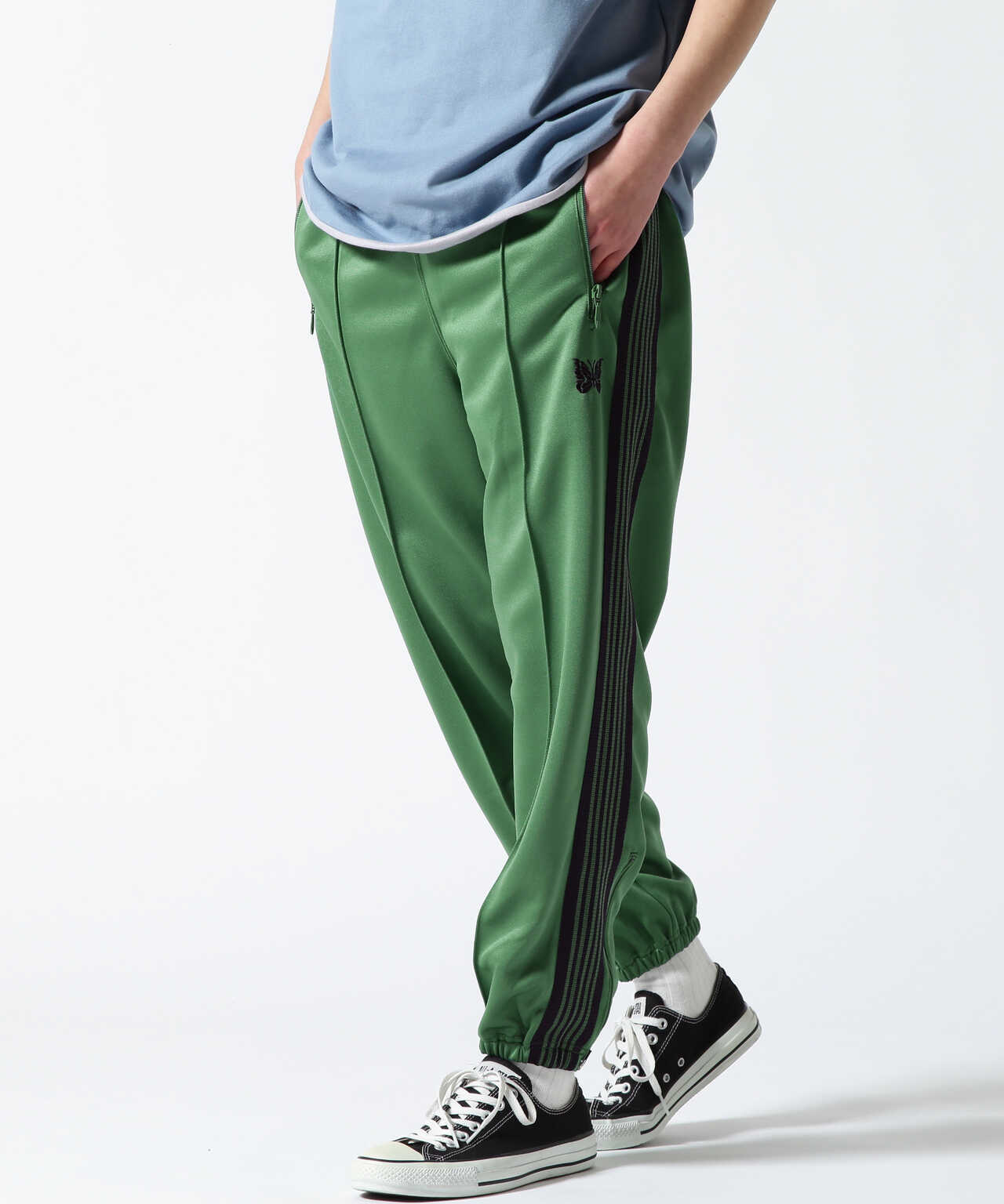 NEEDLES/ニードルズ ZIPPED TRACK PANT - POLY SMOOTH | BEAVER ( ビーバー ) | US ONLINE  STORE（US オンラインストア）