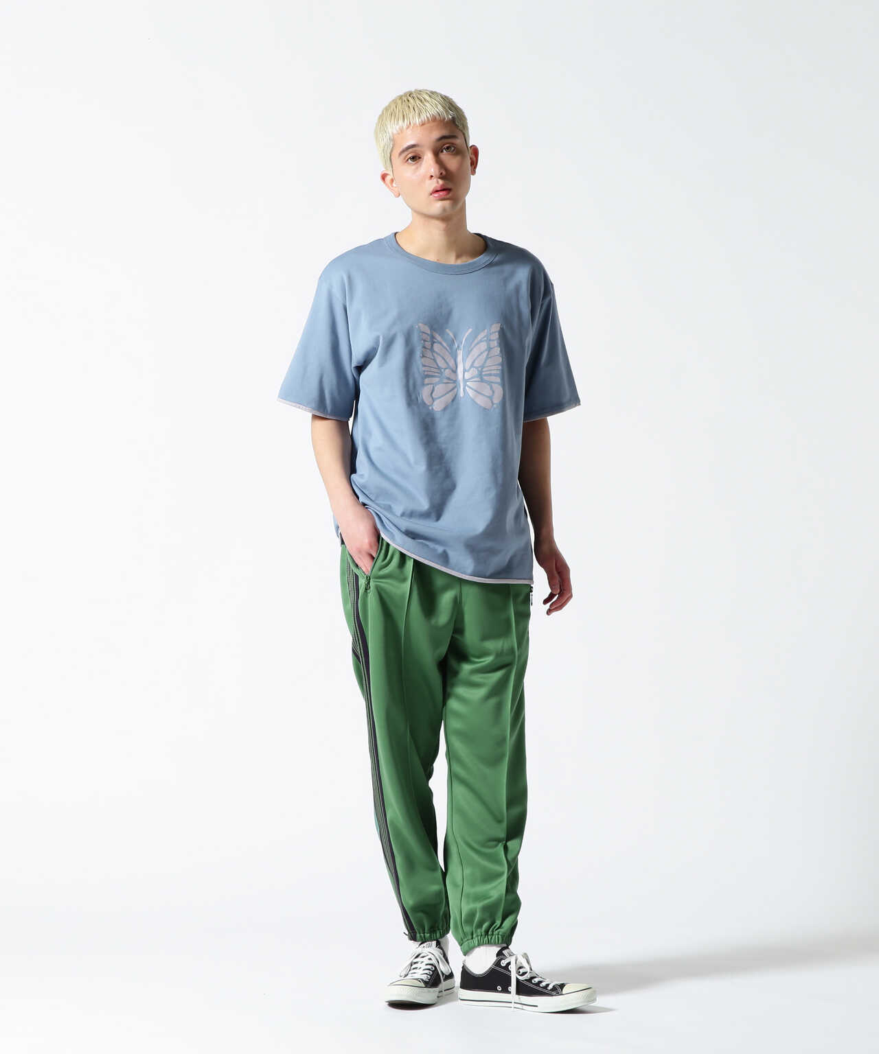 NEEDLES/ニードルズ ZIPPED TRACK PANT - POLY SMOOTH | BEAVER 