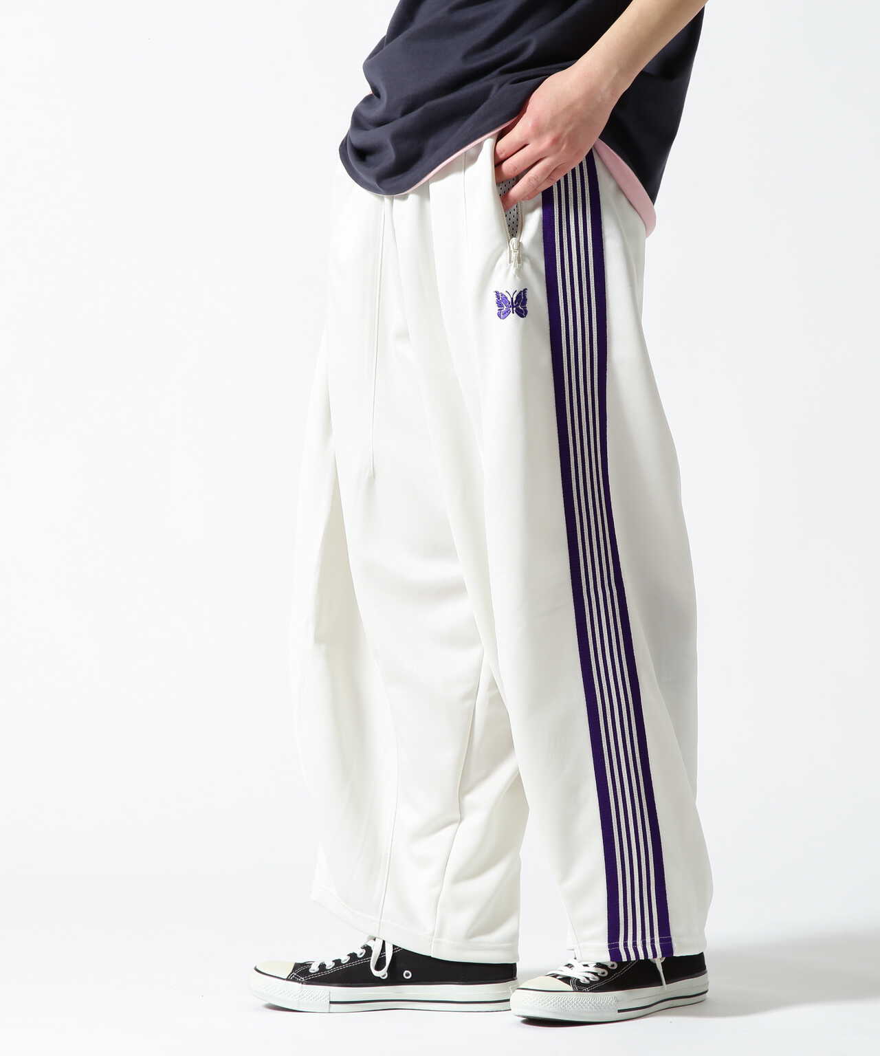 限定品得価 Needles - Needles H.D. TRACKPANT POLY SMOOTH TAUPEの