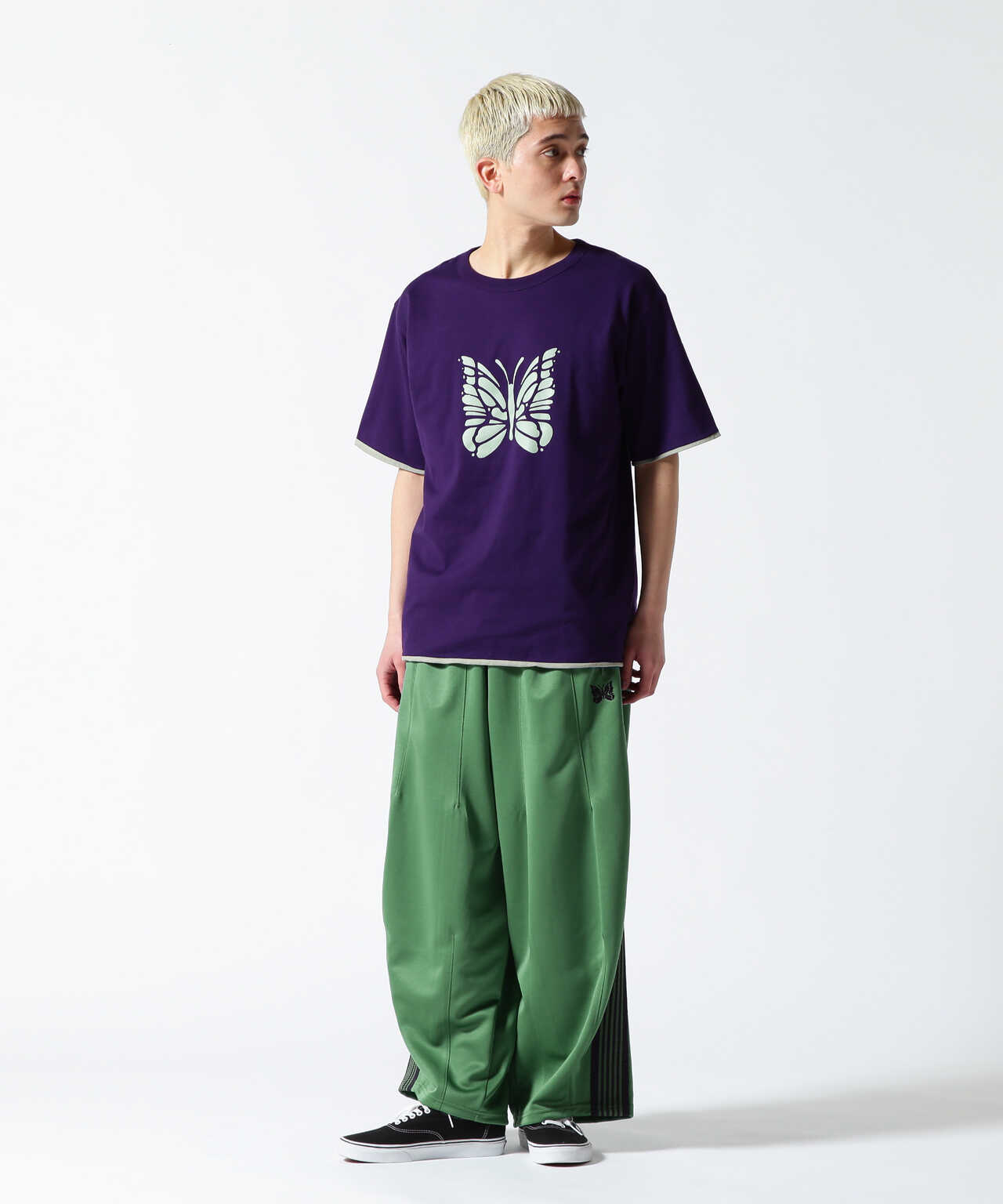 Needles H.D. TRACK PANT - POLY SMOOTHHDT - www