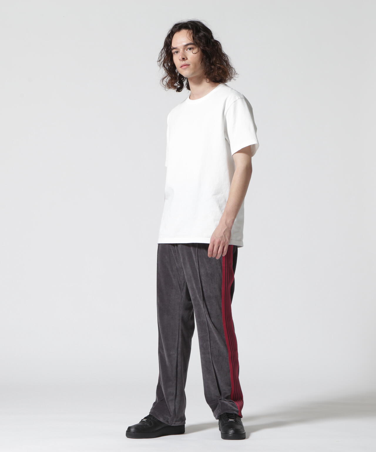 NEEDLES/ニードルズ NARROW TRACK PANT - C/PE VELOUR | BEAVER