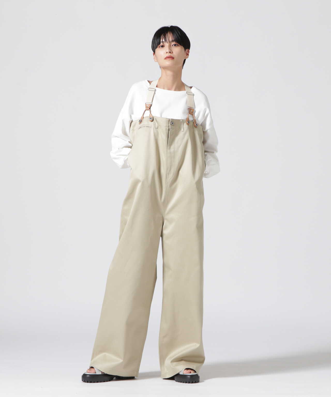 RHODOLIRION/ロドリリオン Army Chinos Suspenders Pant | BEAVER